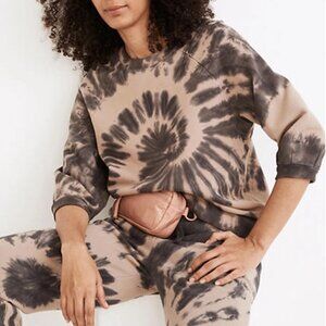 Madewell (Re)sourced Cotton Cloudberry Sweatshirt Swirl Tie-Dye L